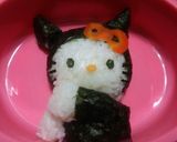 簡単☆ハロウィン キティちゃんのキャラ弁作り方3写真