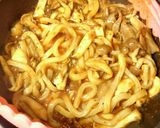 たっぷり茸のミートソースうどん作り方2写真