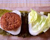 ご飯のハムカツサンド作り方3写真
