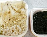 若芽とエノキとお豆のナムル作り方1写真