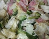 めんつゆと塩こんぶで和風パスタ作り方3写真