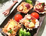さつま芋のミートソースチーズ焼き作り方8写真