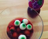 簡単！ハロウィン 目玉のホラー白玉デコ作り方8写真