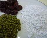 漢方医お勧め薬膳！緑豆となつめのぜんざい作り方1写真
