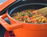 ストウブできのこのキーマカレー作り方9写真
