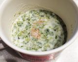 簡単♪離乳食中期〜 海苔とゴマのスープ作り方3写真