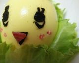 ゆで卵で作る☆ふなっしー♪作り方6写真