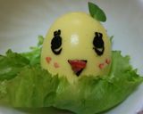 ゆで卵で作る☆ふなっしー♪作り方8写真