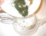 頭痛のカゼに！緑茶＋ミント＋菊花♪漢方茶作り方2写真