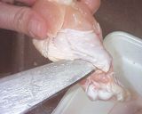 ふつーのチューリップ揚げ（手羽元で）作り方1写真