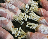 白菜キムチとエノキの豚肉巻き作り方4写真