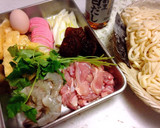 ♪あっつあつの♪おもてなし鍋焼きうどん作り方1写真