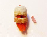 簡単 キャラ弁 おかず ちくわタコ星人③作り方7写真