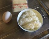 朝ごはんにぴったり！チーズチャーハン風！作り方1写真