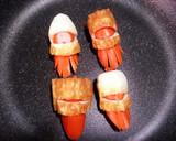 簡単 キャラ弁 おかず ちくわタコ星人③作り方9写真