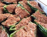 はがれない♪オーブン焼きのピーマン肉詰め作り方5写真