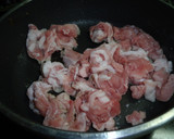 簡単・豚肉の甘辛炒め作り方1写真