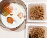 簡単５分＊ふんわり納豆オムレツ丼作り方3写真
