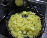 簡単　果肉ごろごろりんごジャム　農家風作り方4写真