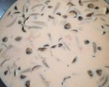 たらこ＊豆乳スープパスタ作り方5写真