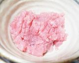 幼児食　マグロの和風ハンバーグ作り方1写真