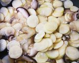 マコモダケと椎茸の煮物作り方4写真