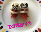 簡単 キャラ弁 おかず ちくわタコ星人③作り方15写真