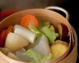 蒸し野菜の味噌炒め作り方2写真