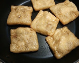 パクっと☆油揚の挽き肉ネギ味噌挟み焼き☆作り方6写真
