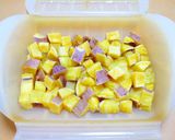 卵と牛乳♪黒ごまさつまいも★ちぎりパン作り方3写真