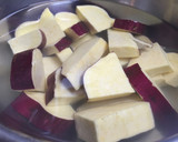 鮭とサツマイモと枝豆の炊き込み御飯作り方1写真
