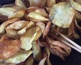 甘じょっぱい味の さつまいもチップス作り方5写真