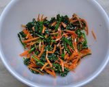 ほうれん草と豆腐のナムル風サラダ作り方4写真