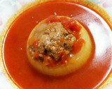 ☆まるごと玉ねぎの簡単トマトスープ☆作り方7写真
