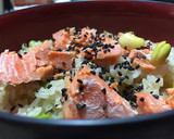 鮭とサツマイモと枝豆の炊き込み御飯作り方8写真