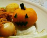 ハロウィン★かぼちゃのクリチ茶巾サラダ作り方12写真