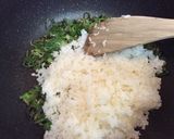 ねぎの青い所と卵だけのチャーハン作り方5写真
