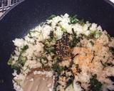 ねぎの青い所と卵だけのチャーハン作り方6写真