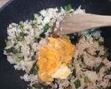 ねぎの青い所と卵だけのチャーハン作り方7写真