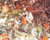 すき焼きde春巻き作り方1写真