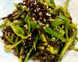 ☆超簡単ピーマンと塩昆布の和え物☆作り方3写真