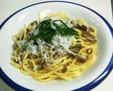 しらすタップリ！ きのこのパスタ作り方7写真