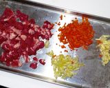 一味違う☆ラム肉のラグーペンネ☆作り方1写真