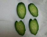 きゅうりのバラン②切らないハート？作り方1写真