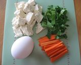 豆腐とたまごのとろみスープ作り方1写真