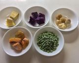【秋の】彩り善哉【行楽】作り方1写真