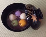【秋の】彩り善哉【行楽】作り方11写真