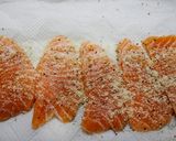 刺身で簡単！ひとくちチーズサーモンフライ作り方1写真