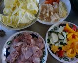野菜と友達♪具だくさんワンポットパスタ作り方1写真