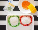 ハロウィン☆キャラ弁☆作り方1写真